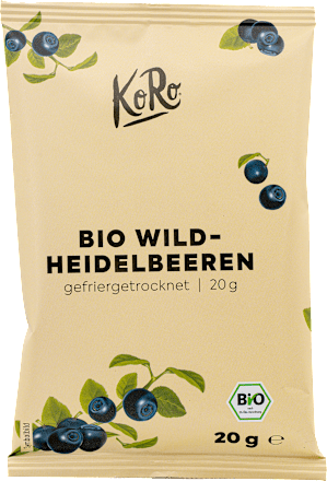 Trockenfrüchte, Wildheidelbeeren gefriergetrocknet KoRo