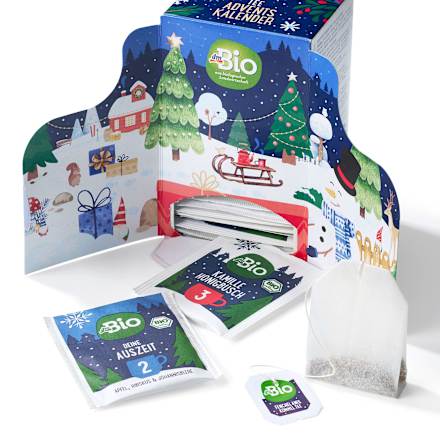 Adventskalender 2025, 24 Feine Teesorten dmBio