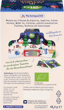 Advent kalendar sa čajevima 2025 dmBio