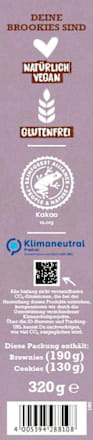 Backmischung, Meine Brookies, Brownies mit Keks, glutenfrei BIOVEGAN