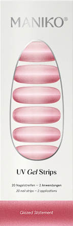 UV Gel Nagelfolien Strip Glazed Statement Maniko