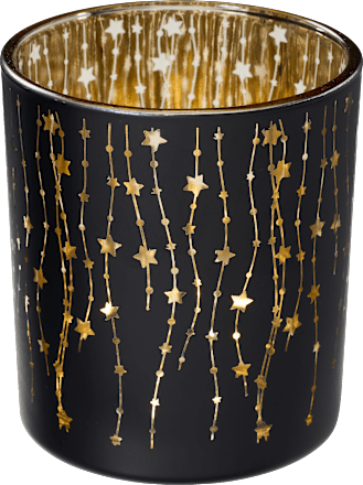 Glaskerzenhalter Sternenketten (8 cm) Dekorieren & Einrichten
