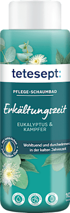 Pflege-Schaumbad Erkältungszeit Eukalyptus & Kampfer tetesept
