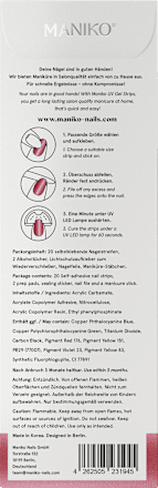 UV Gel Nagelfolien Strip Glazed Statement Maniko