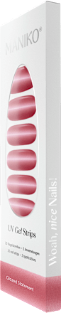 UV Gel Nagelfolien Strip Glazed Statement Maniko