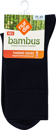 bambus Thermo Socken maritim, Gr. 39 - 42 (1 Paar) nur die