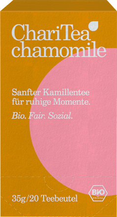 Kräutertee "Chamomile" (20 Beutel) ChariTea