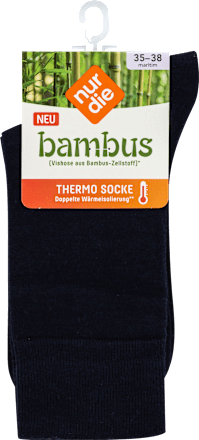 bambus Thermo Socken maritim, Gr. 35 - 38 nur die
