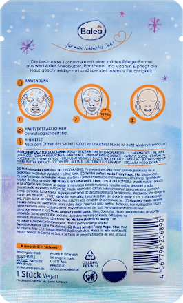 pleťová maska Frosty Magic Balea