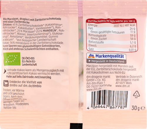 Schneebälle Marzipan dmBio