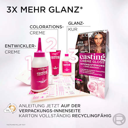 Intensivtönung 500 Hellbraun L'ORÉAL PARiS CASTING Crème Gloss
