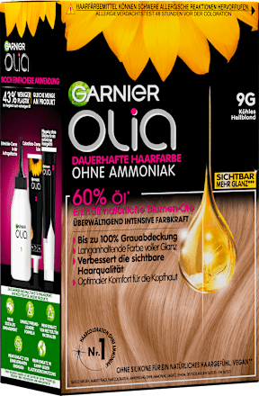 Haarfarbe 9G Kühles Hellblond GARNIER olia