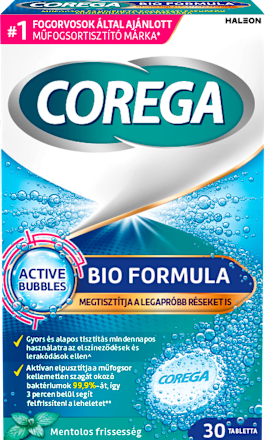 Műfogsortisztitó tabletta Bio formula COREGA