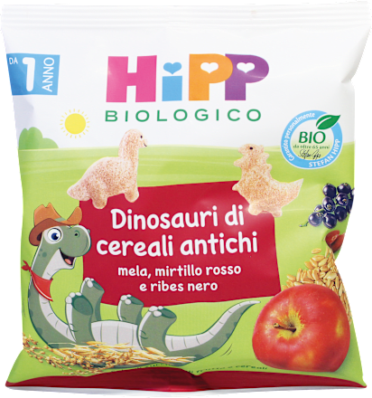 Snack dinosauri ai cereali antichi HiPP