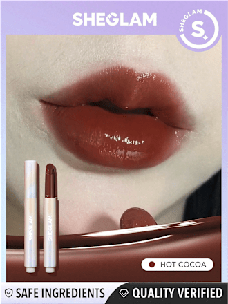 Rossetto lip plumper Pout-Perfect Shine - Hot Cocoa SHEGLAM