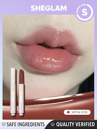 Lippenstift Lip Plumper Shine Sepia Kiss SHEGLAM