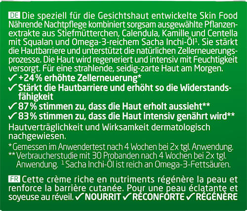 Nachtcreme Skin Food Regeneration & Stärkung WELEDA
