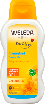 Baby Badezusatz Cremebad Calendula WELEDA baby