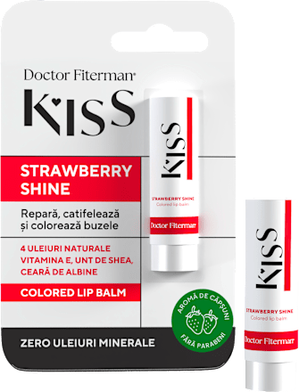 Balsam de buze Strawberry Shine Doctor Fiterman KISS