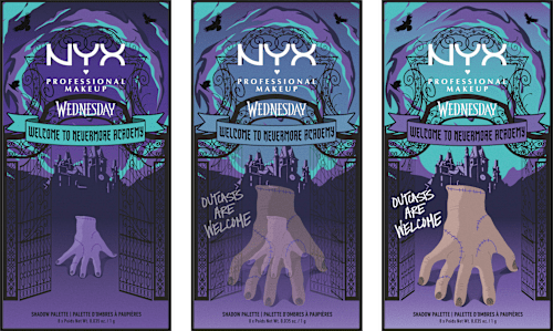 Lidschattenpalette Wednesday The Nevermore Academy NYX PROFESSIONAL MAKEUP