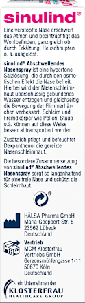 Nasenspray abschwellend  sinulind