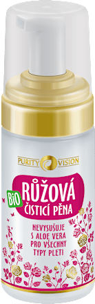 Ružová čistiaca pleťová pena s Aloe vera Purity Vision