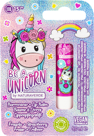 BE A UNICORN balzam za usne, SPF15 NATURAVERDE