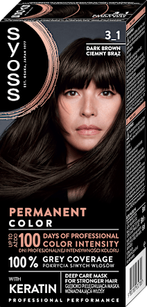 Farba do włosów 3_1 Ciemny Brąz Syoss