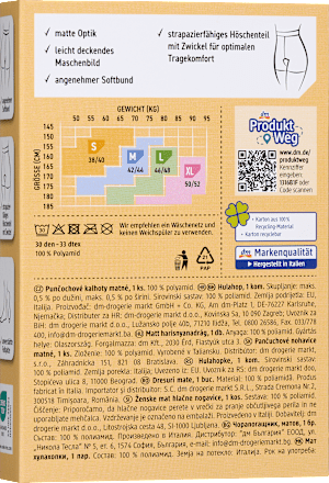 Hulahopke Matte Optik, 30 DEN veličina 38 – 40 – powder Fascino