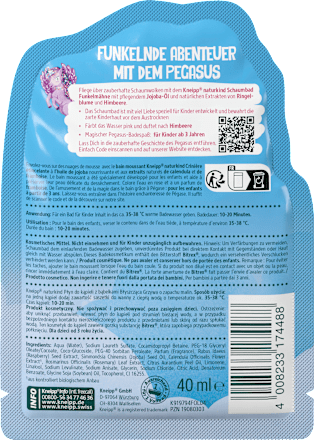 Schaumbad Funkelmähne Kneipp Naturkind