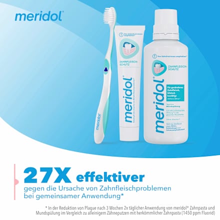 Zahnpasta Zahnfleischschutz (2 x 75 ml) meridol