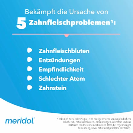 Zahnpasta Zahnfleischschutz (2 x 75 ml) meridol