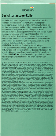 Rolă de masaj facial ebelin