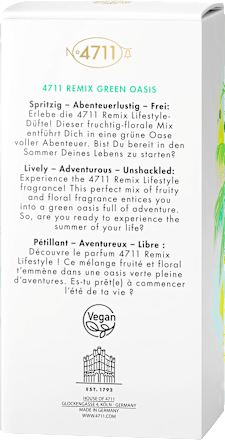 Remix Green Oasis Eau de Cologne 4711