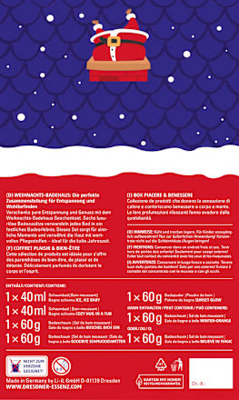 Geschenkset Weihnachten Badehaus Dresdner Essenz