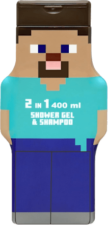 Żel do mycia i szampon 2w1 2D Minecraft Steve AirVal Disney
