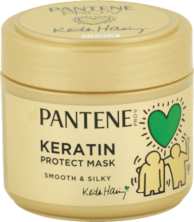 Maska na vlasy Smooth & Silky Keratin Protect - Keith Haring PANTENE PRO-V