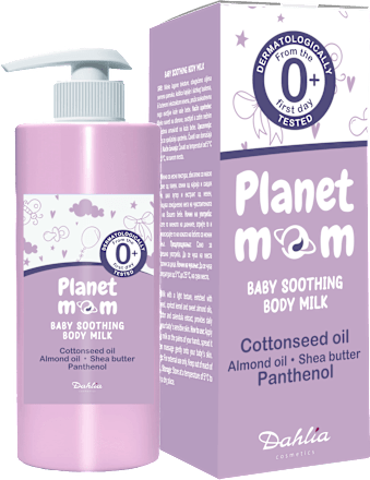 Mleko za telo za bebe, od 0+ meseci Planet mom