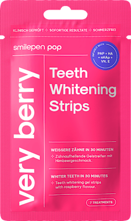 Избелващи ленти за зъби с горски плод smilepen pop