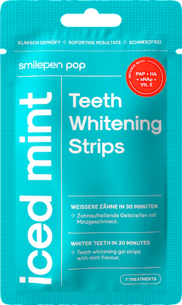 Избелващи ленти за зъби с мента smilepen pop