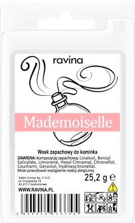 Sojowy wosk zapachowy do kominka Mademoiselle  ravina