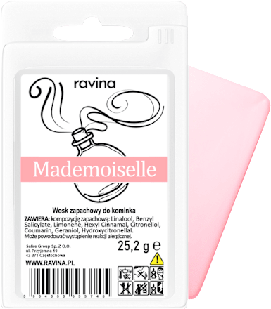Sojowy wosk zapachowy do kominka Mademoiselle  ravina