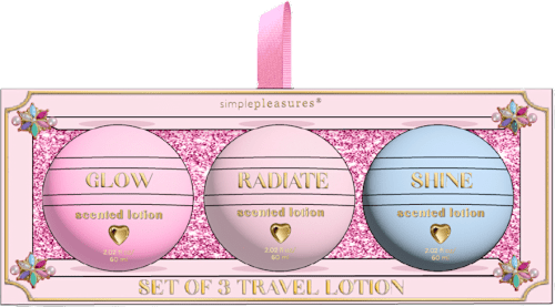 Set regalo lozioni corpo da viaggio simplepleasures