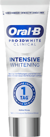 Zahnpasta Pro 3D White Clinical Intensive Whitening Oral-B