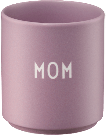 Lieblingsbecher aus Porzellan "MOM", lavendel (300 ml) DESIGN LETTERS