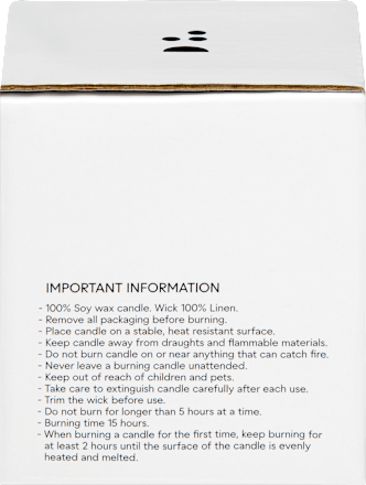 Duftkerze im Porzellanbecher "RELAX", beige (6x5 cm) DESIGN LETTERS