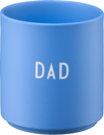 Lieblingsbecher aus Porzellan "DAD", himmelblau (300 ml) DESIGN LETTERS