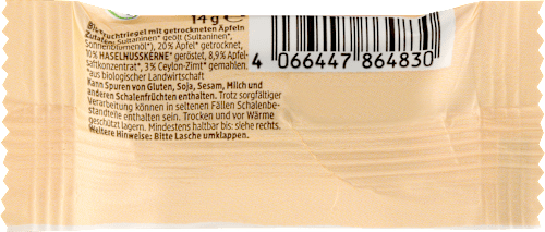 Fruchtriegel Bratapfel, Adventskalender zum Selbstgestalten 2025 dmBio