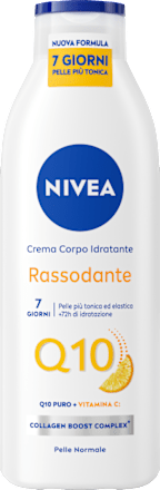 Crema corpo idratante rassodante Q10 e vitamina C NIVEA