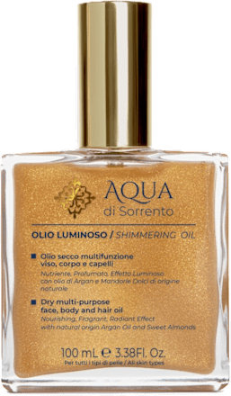olio corpo luminoso AQUA di Sorrento